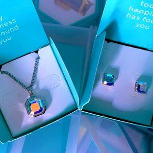 Origami Owl: "Just Let Go" Necklace + Earrings